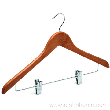 EISHO Elegant Bamboo Shirt Hanger